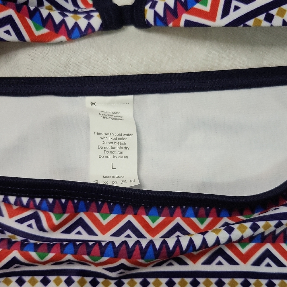 Aztec Patterned Bikini Set - image 4